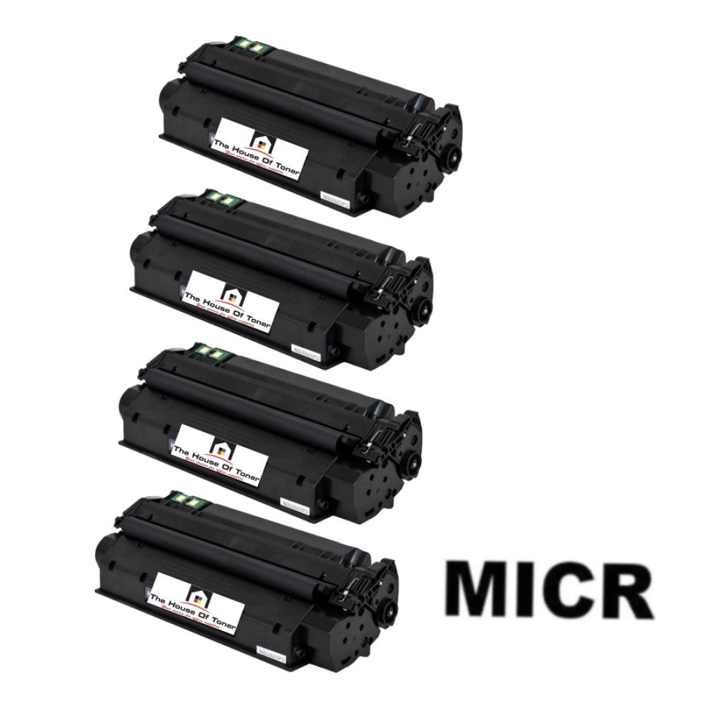 Compatible Toner Cartridge Replacement for HP Q2613A (13A) Black (2.5K YLD) 4- Pack (W/Micr)