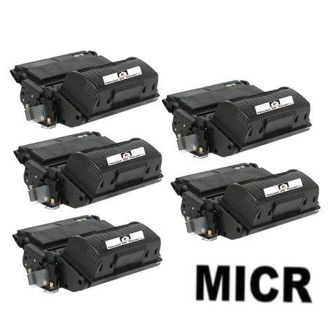 Compatible Toner Cartridge Replacement for HP Q5942X (42X) High Yield Black (20K YLD) 5-Pack (W/Micr)