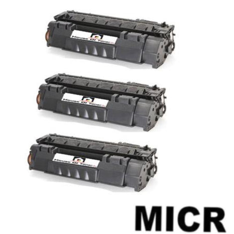 Compatible Toner Cartridge Replacement for HP Q5949A (49A) Black (2.5K YLD) 3-Pack (W/Micr)
