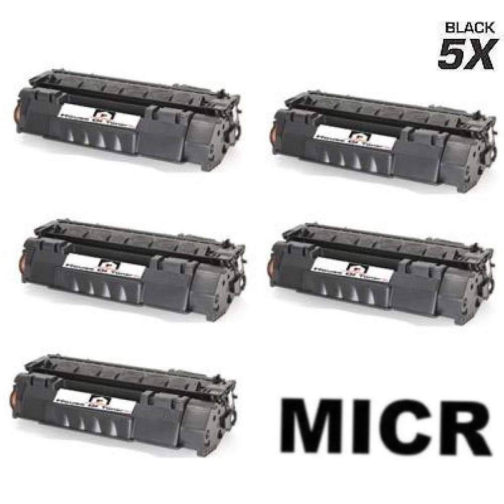 Compatible Toner Cartridge Replacement for HP Q5949A (49A) Black (2.5K YLD) 5-Pack (W/Micr)