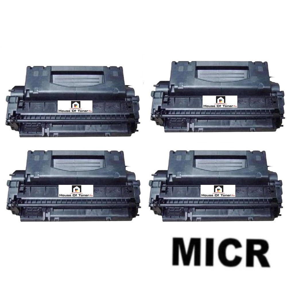 Compatible Toner Cartridge Replacement for HP Q5949X (49X) High Yield Black (6K YLD) 4-Pack (W/Micr)