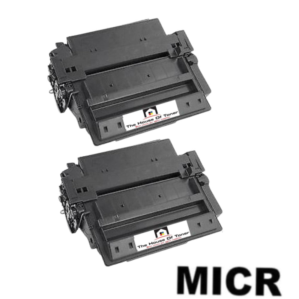 Compatible Toner Cartridge Replacement for HP Q6511X (11X) High Yield Black (12K YLD) 2-Pack (W/Micr)
