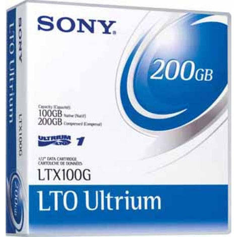 SONLTX100G/4 SONY LTO ULTRIUM-1 LQ-100GB/200GB DATA TAPE