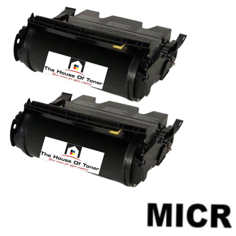 Compatible Toner Cartridge Replacement for Lexmark T650H21A (High Yield Black) 25K YLD (2-Pack) W/Micr