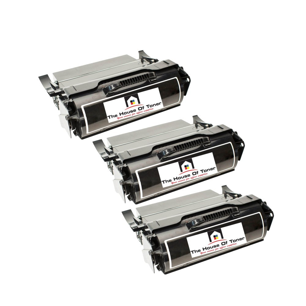 Compatible Toner Cartridge Replacement for Lexmark T654X21A (Extra High Yield Black) 36K YLD (3-Pack)