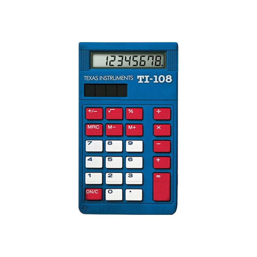 TEXTI108TK Texas Instruments TI-108 Teacher Kit - Desktop calculator - 8 digits - solar panel