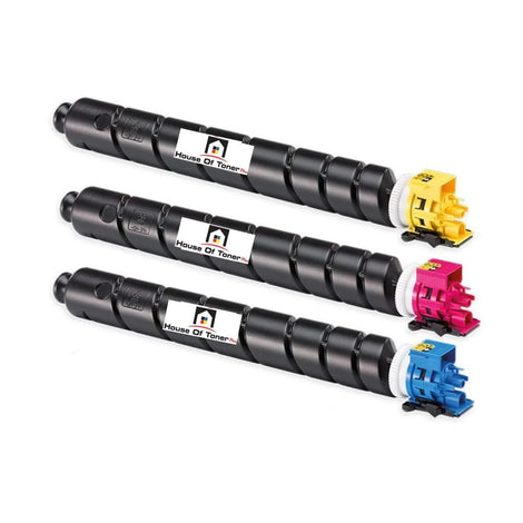 Compatible Toner Cartridge Replacement For Copystar 1T02RLAUS0; 1T02RLBUS0; 1T02RLCUS0 (TK-8337Y; TK-8337M; TK-8337C) Yellow, Magenta, Cyan (3-Pack)