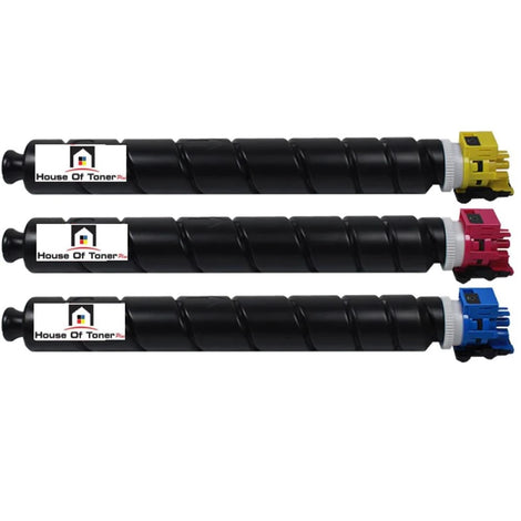 Compatible Toner Cartridge Replacement For Copystar TK8347C, TK8347M, TK8347Y (TK-8347C; TK-8347M; TK-8347Y) Cyan; Magenta; Yellow (3-Pack)
