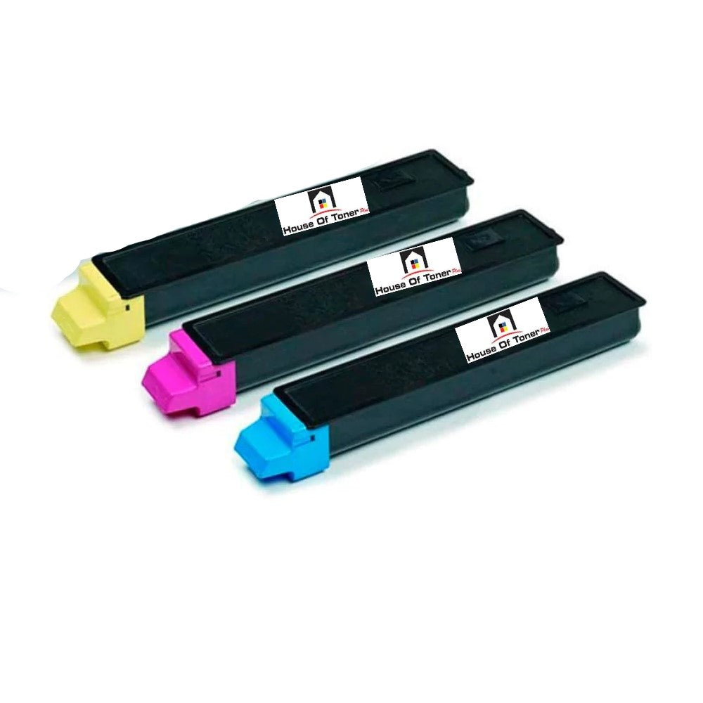 Compatible Toner Cartridge Replacement For Copystar TK897C; TK897Y; TK897M (TK-897C; TK-897M; TK-897Y) Cyan, Magenta, Yellow (3 Pack)