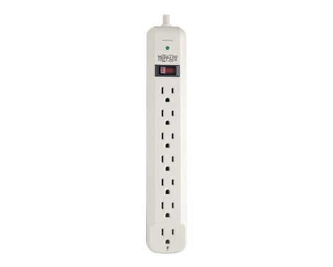 TRPTLP725 Tripp Lite Protect It! 7-Outlet Surge Protector, 25 ft. Cord, 1080 Joules, Diagnostic LED, Light Gray Housing - Surge protector - 15 A - AC 120 V - 1800 Watt - output connectors: 7 - 25 ft - light gray