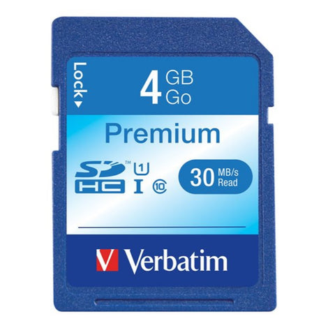 VER96171 VERBATIM Premium SDHC 4GB CLASS10 MEMORY CARD