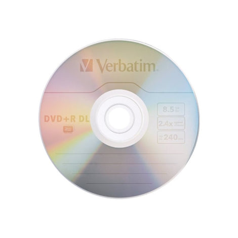 VER96542 VERBATIM DVD+R DL BRAND 30pk 8.5GB/8X SPIN-SLVR