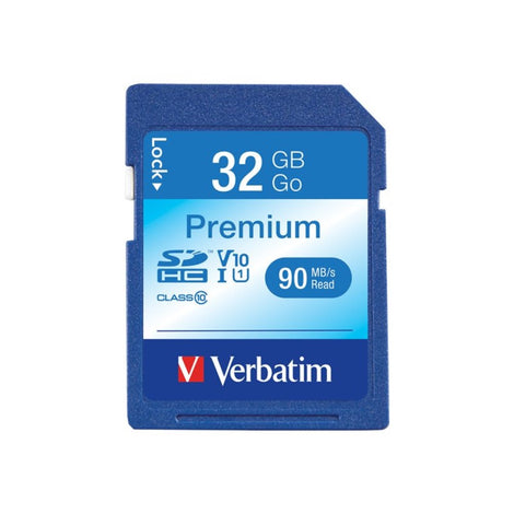VER96871 VERBATIM PREMIUM SDHC 32GB CLASS10 MEMORY CARD