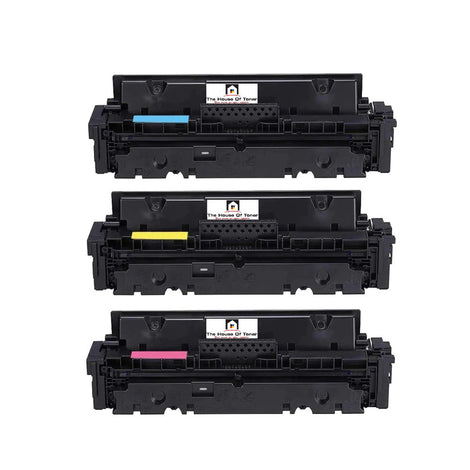 Compatible Toner Cartridge Replacement for HP W2021X, W2022X, W2023X (HP 414X) High Yield Cyan, Magenta, Yellow (6K YLD) 3-Pack