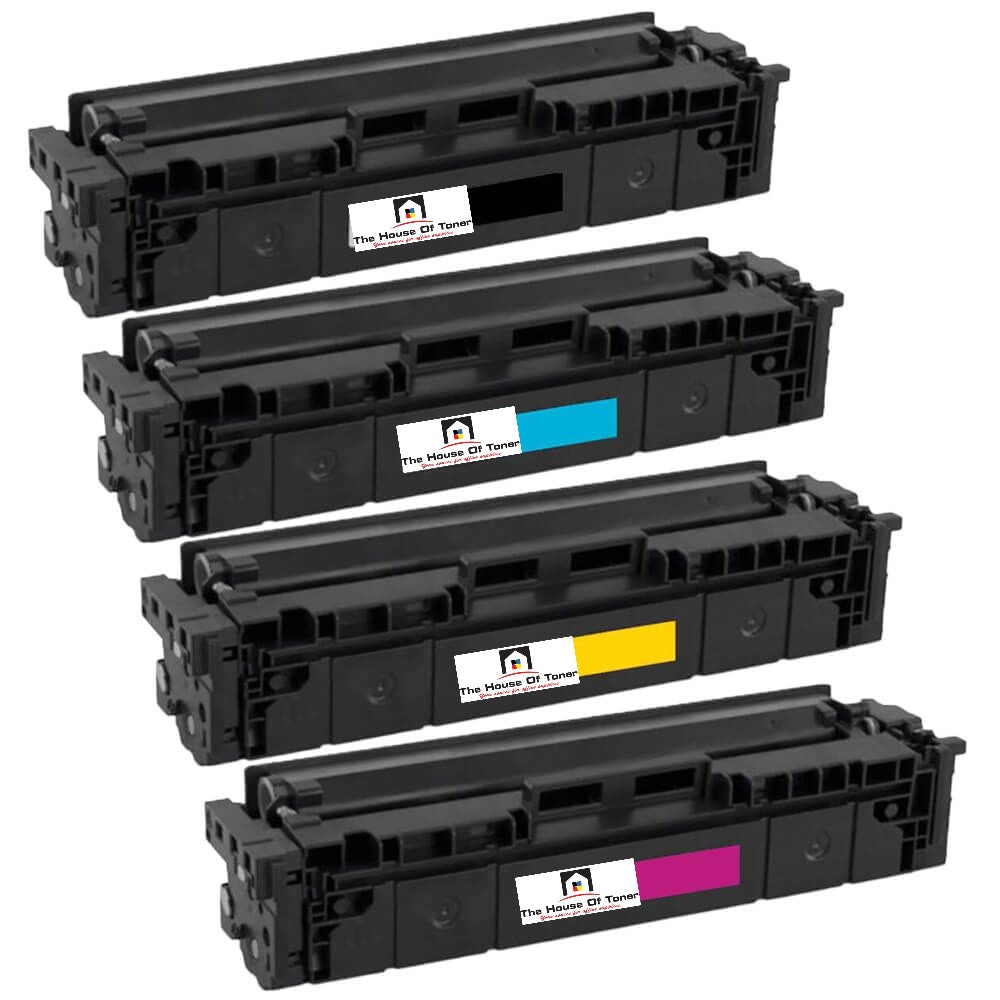 Compatible Toner Cartridge Replacement for HP W2110X, W2111X, W2112X, W2113X (206X) High Yield Black, Cyan, Yellow, Magenta (3.5K-Black, 2.4K-Color) 4-Pack