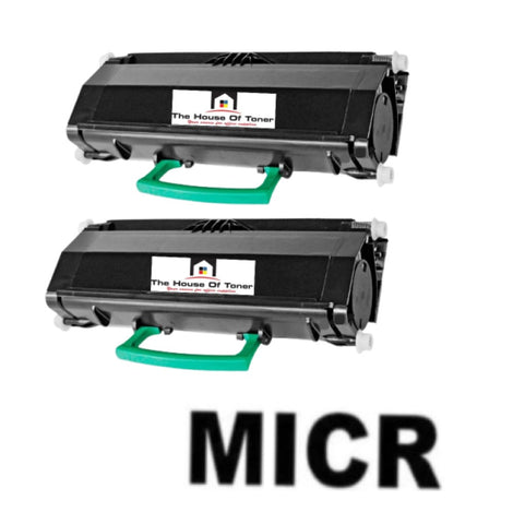 Compatible Toner Cartridge Replacement for Lexmark X463A21G (Black) 3.5K YLD (W/Micr) 2-Pack