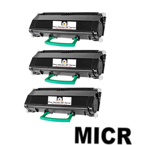 Compatible Toner Cartridge Replacement for Lexmark X463A21G (Black) 3.5K YLD (W/Micr) 3-Pack