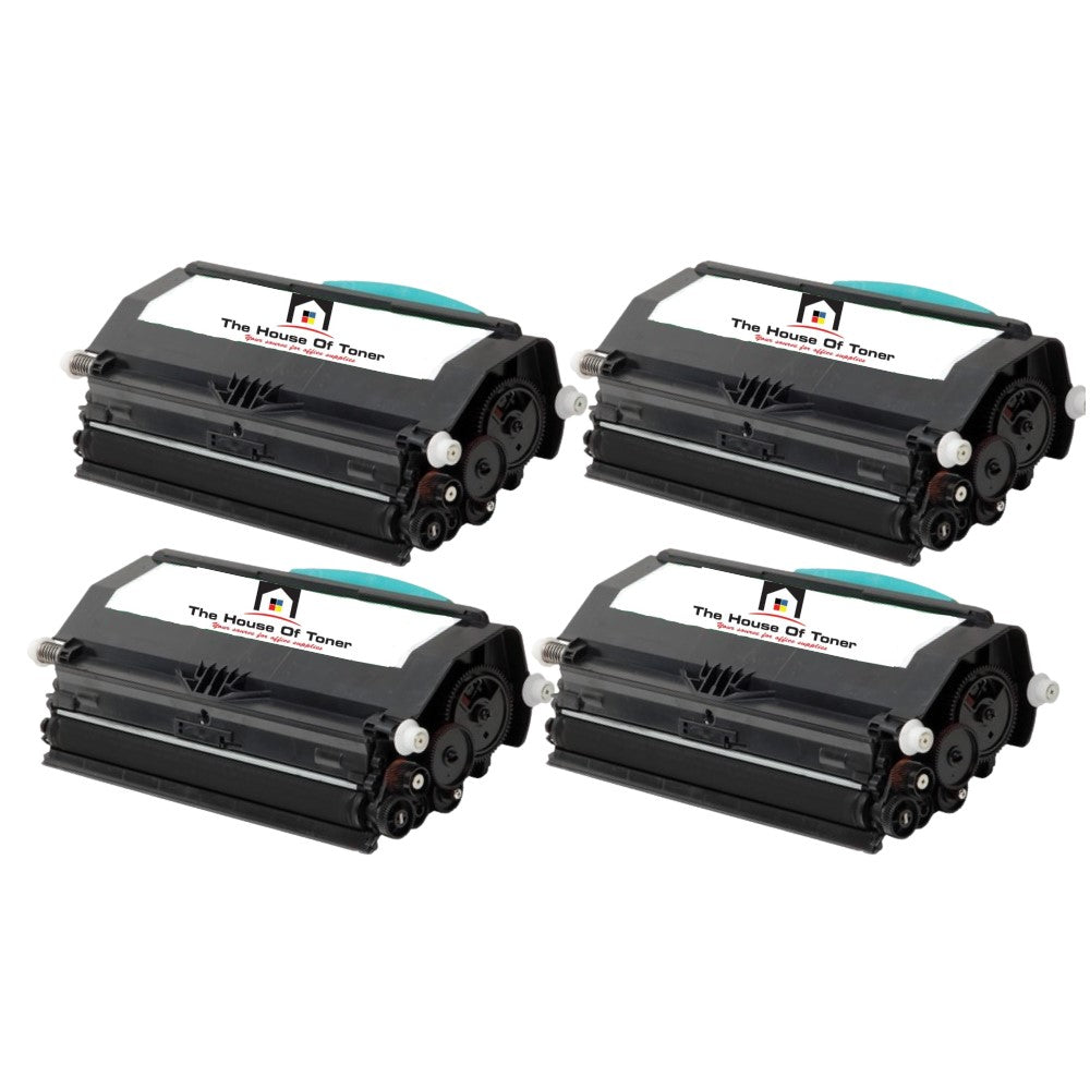 Compatible Toner Cartridge Replacement for Lexmark X463X21G (Black) 15K YLD (4-Pack)