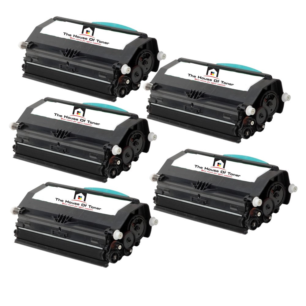 Compatible Toner Cartridge Replacement for Lexmark X463X21G (Black) 15K YLD (5-Pack)