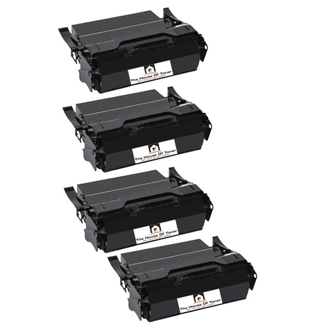 Compatible Toner Cartridge Replacement for Lexmark X654X41A (Extra High Yield Black) 36K YLD (4-Pack)