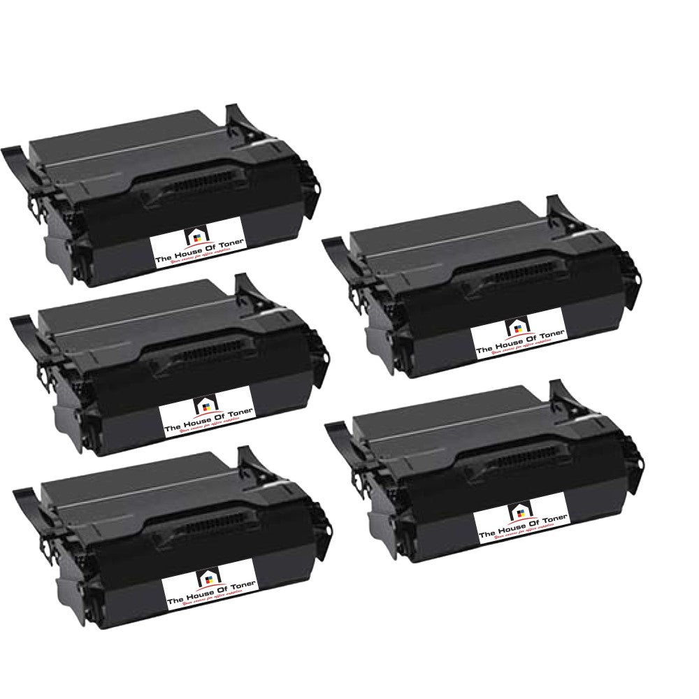 Compatible Toner Cartridge Replacement for Lexmark X654X41A (Extra High Yield Black) 36K YLD (5-Pack)