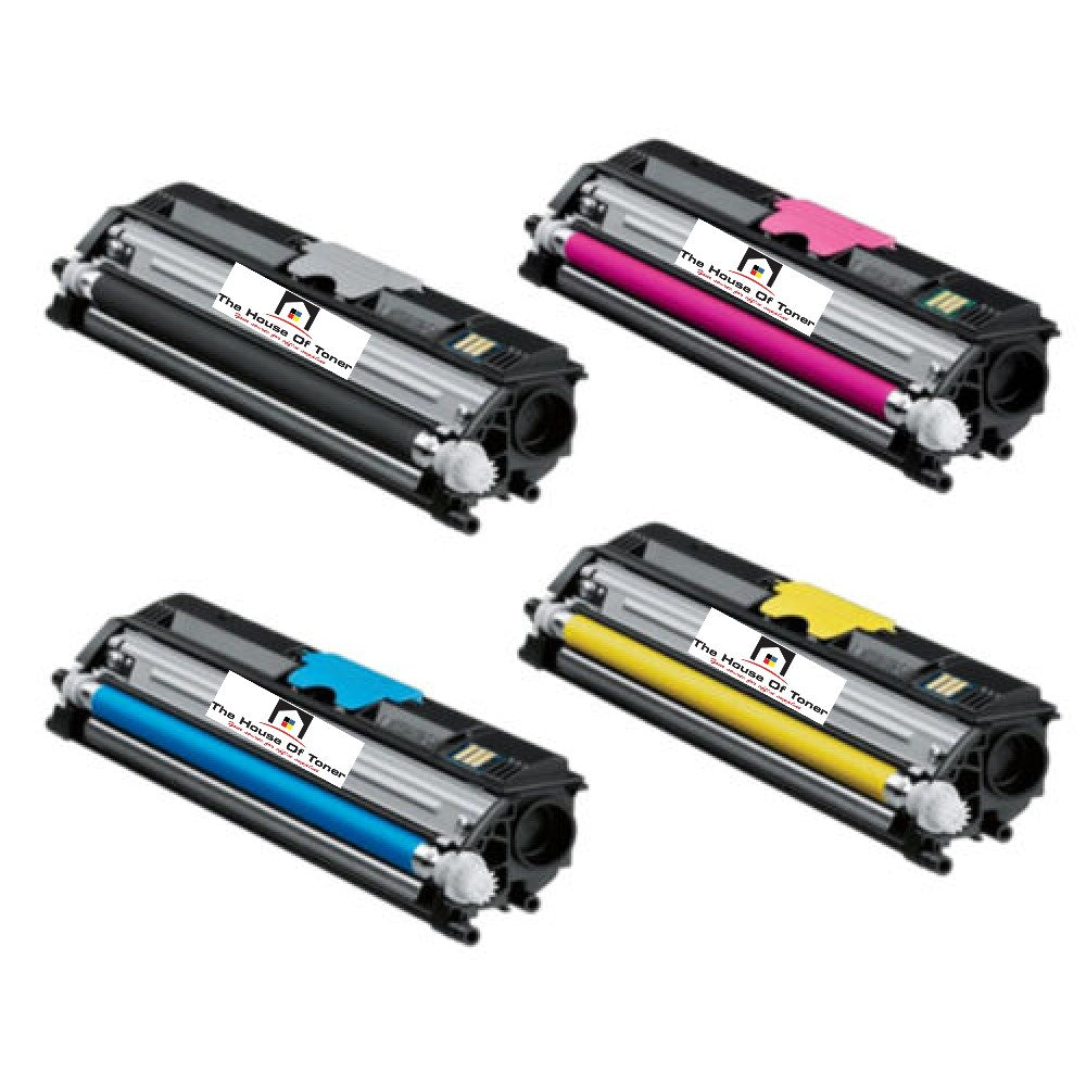 Compatible Toner Cartridge Replacement for KONICA MINOLTA A0V301F, A0V306F, A0V30CF, A0V30HF (Black, Cyan, Magenta, Yellow) 2.5K YLD (4-Pack)