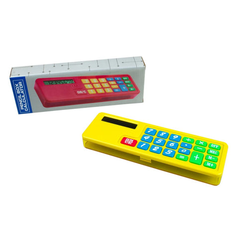 BH912 Calculator Pencil Box in Yellow