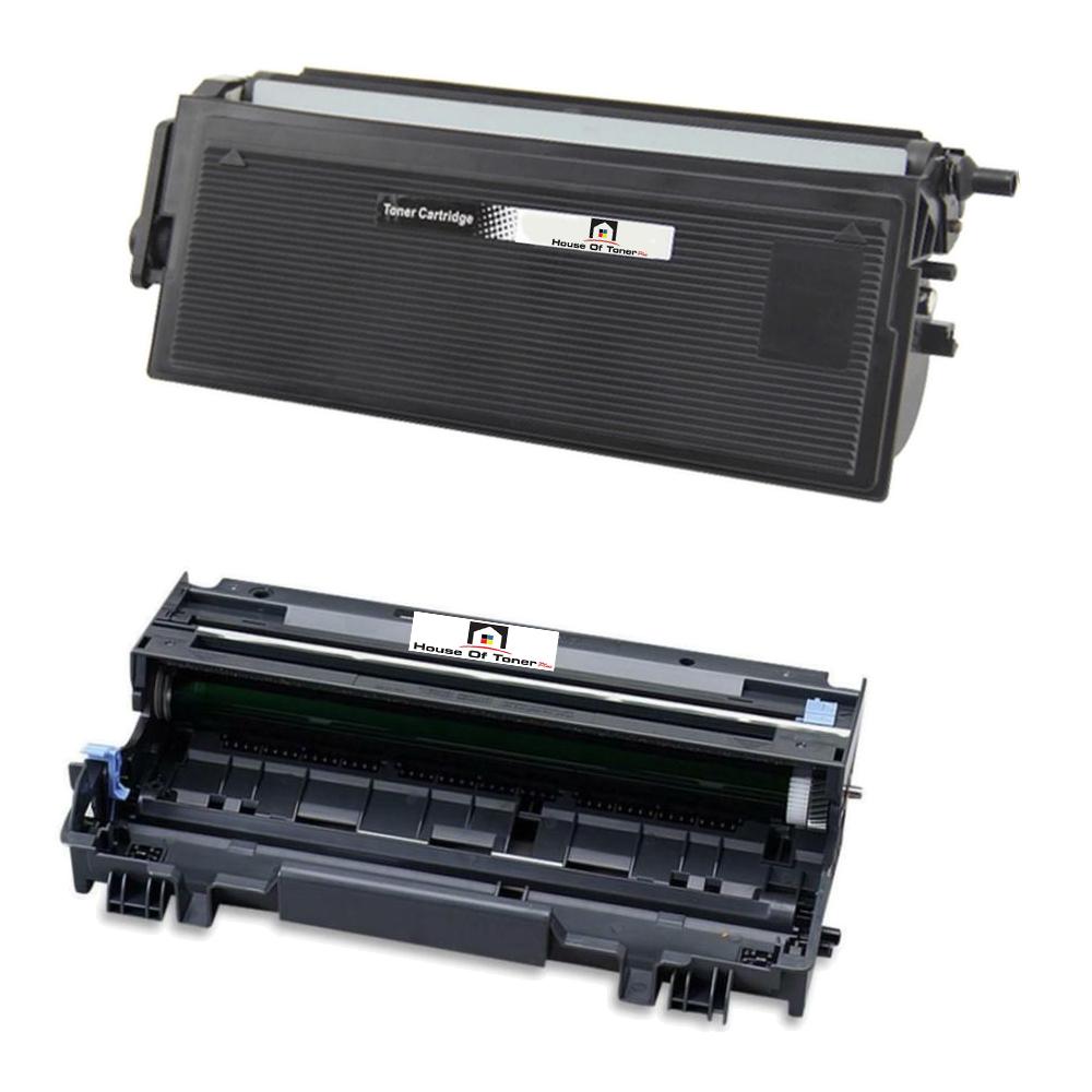 Compatible Toner Cartridge and Drum Unit Replacement for BROTHER 1) TN570/1) DR510 (COMPATIBLE) 2 PACK