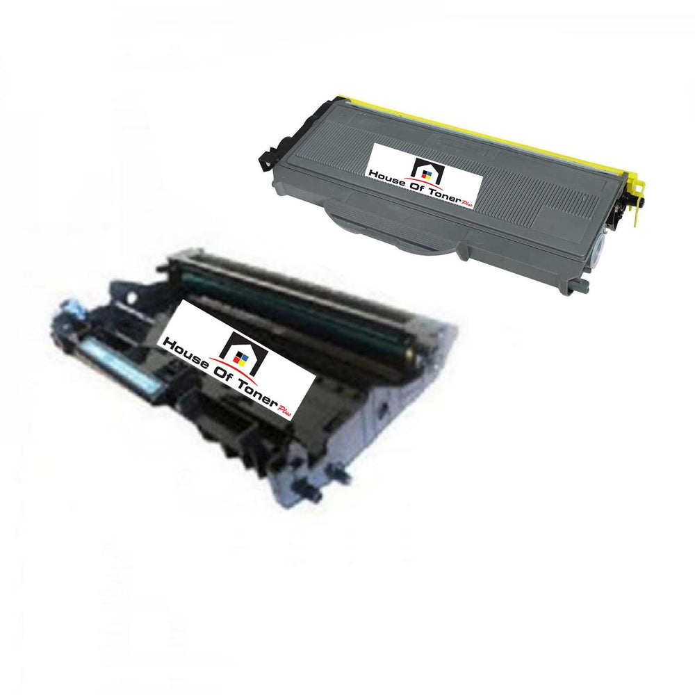 Compatible Toner Cartridge And Drum Unit Replacement For BROTHER 1) TN360/1) DR360 (TN-360, DR-360) 2 PACK