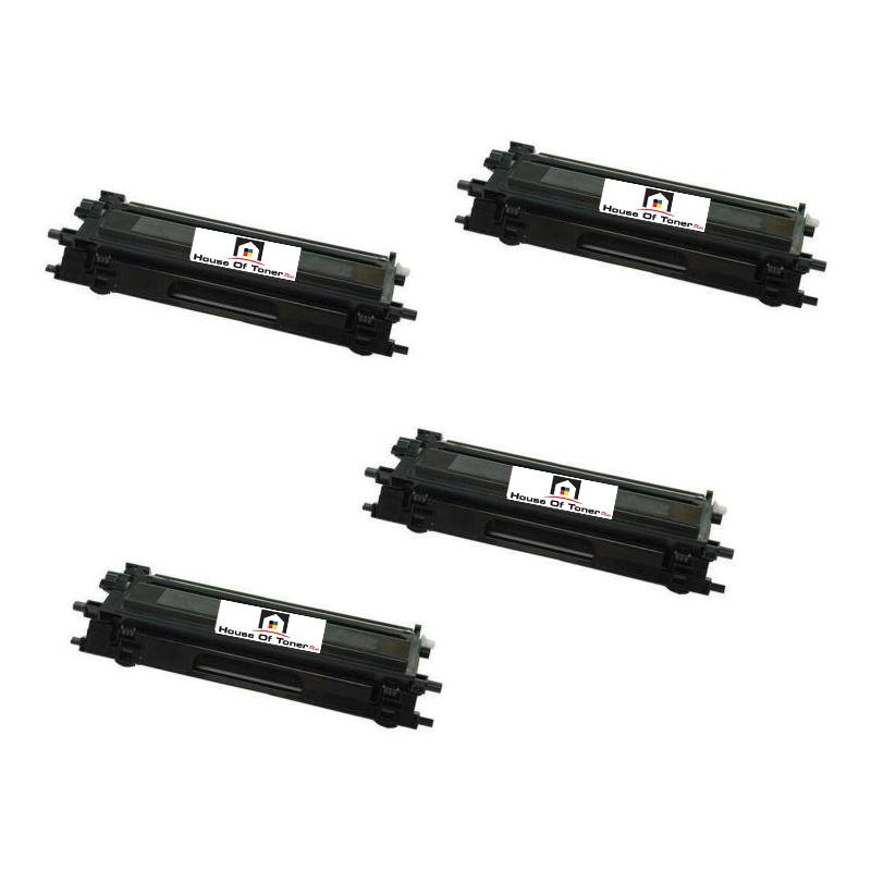 Compatible Toner Cartridge Replacement for BROTHER TN115BK (COMPATIBLE) 4 PACK