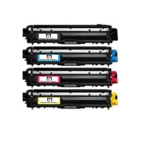 Compatible Toner Cartridge Replacement for BROTHER TN221BK; TN225C; TN225M; TN225Y (TN-221BK; TN-225C; TN-225M; TN-225Y) Black. Cyan, Yellow, Magenta (4-Pack))