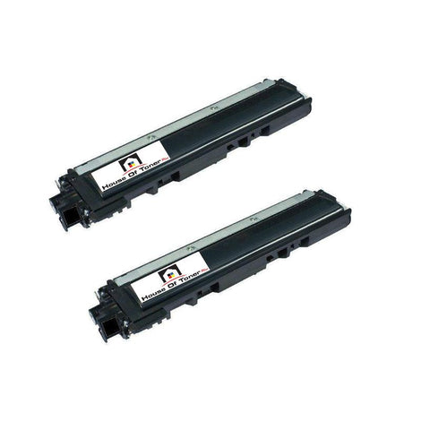 Compatible Toner Cartridge Replacement for BROTHER TN221BK (TN-221BK) Black (2-Pack)
