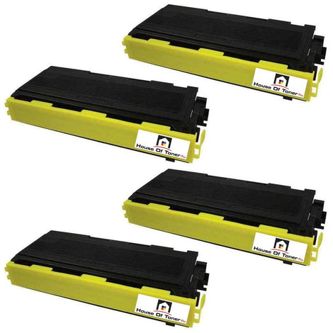 Compatible Toner Cartridge Replacement for BROTHER TN350 (TN-350) Black (4-Pack)