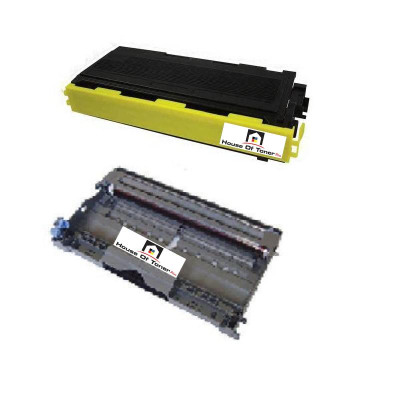 Compatible Toner Cartridge And Drum Unit Replacement For BROTHER TN350/DR350 (TN-350/DR-350) Black (2-Pack)