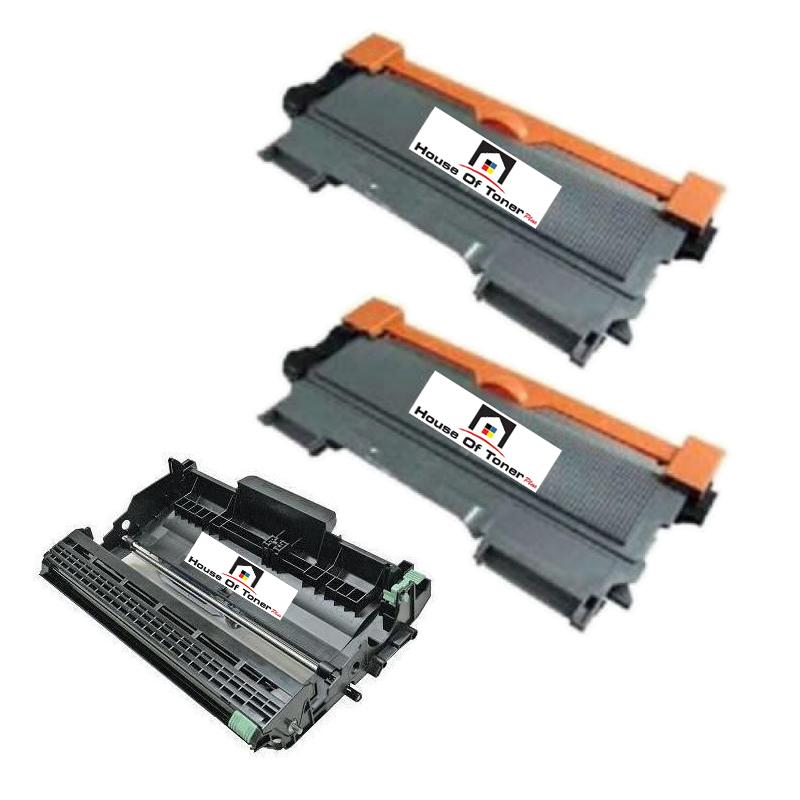 Compatible Toner Cartridge And Drum Unit Replacement For BROTHER TN450/DR420 (TN-450, DR-420) 3 PACK