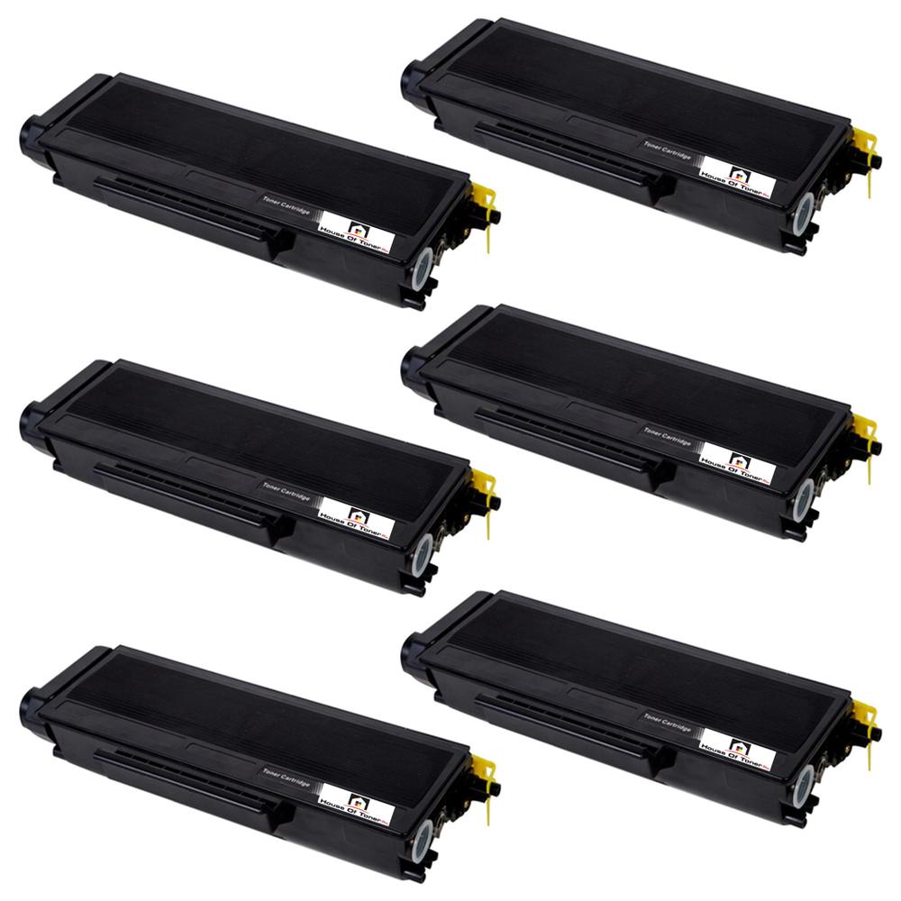 Compatible Toner Cartridge Replacement for BROTHER TN580 (COMPATIBLE) 6 PACK