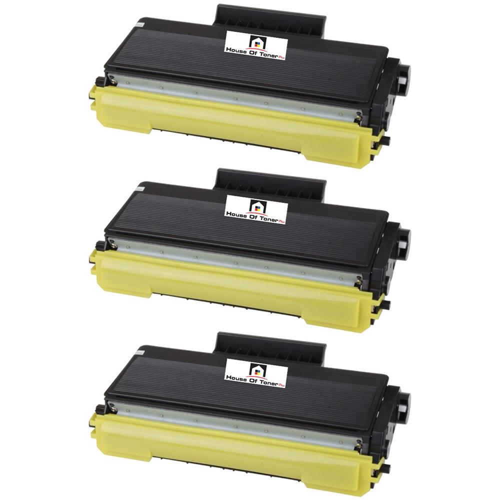 Compatible Toner Cartridge Replacement For BROTHER TN650 (TN-650) High Yield Black (3-Pack)