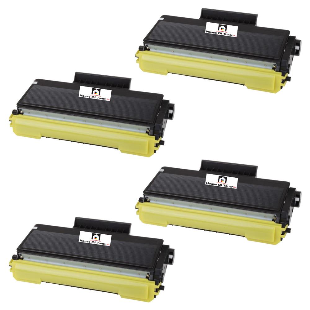 Compatible Toner Cartridge Replacement For BROTHER TN650 (TN-650) High Yield Black (4-Pack)