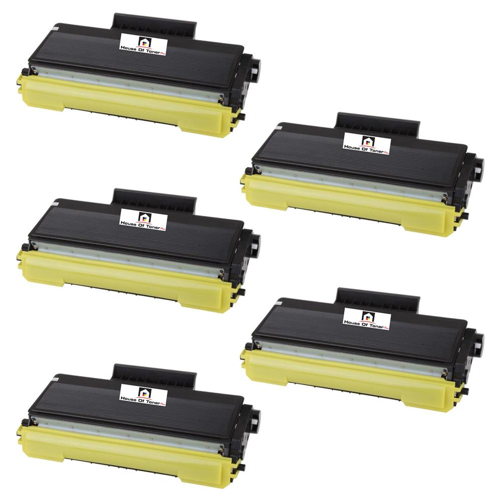 Compatible Toner Cartridge Replacement For BROTHER TN650 (TN-650) High Yield Black (5-Pack)