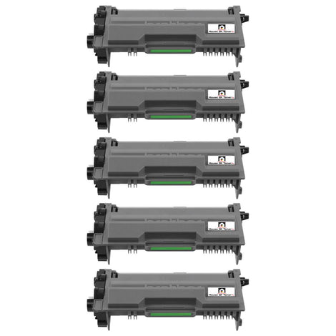 Compatible Toner Cartridge Replacement for BROTHER TN820 (COMPATIBLE) 5 PACK