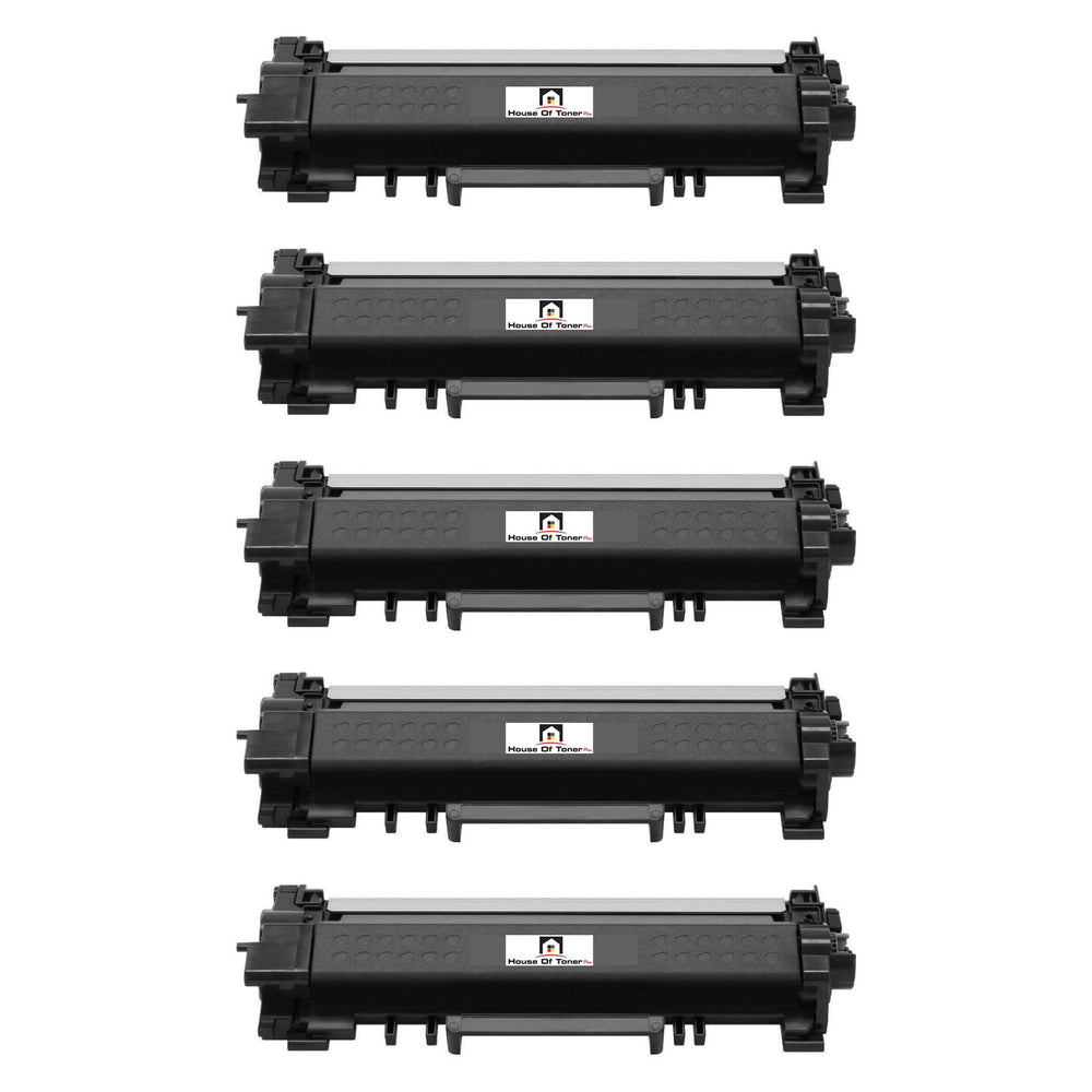 Compatible Toner Cartridge Replacement for BROTHER TN770 (TN-770) Super High Yield Black (5-Pack)