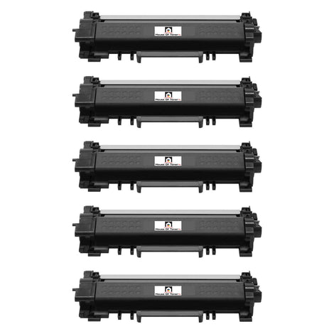 Compatible Toner Cartridge Replacement for BROTHER TN770 (TN-770) Super High Yield Black (5-Pack)