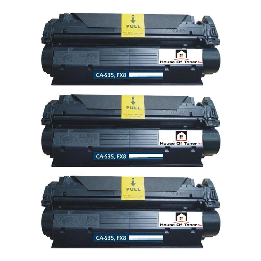 Compatible Toner Cartridge Replacement For Canon 7833A001AA (S35) Black (3.5K YLD) 3-Pack