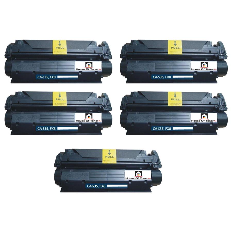 Compatible Toner Cartridge Replacement For Canon 7833A001AA (S35) Black (3.5K YLD) 5-Pack