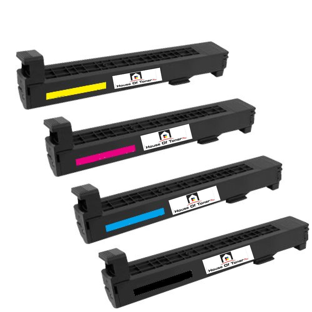ompatible Toner Cartridge Replacement For HP CB380A, CB381A, CB382A, CB383A (824A) Black, Cyan, Yellow, Magenta (4-Pack)
