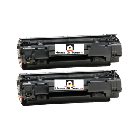 Compatible Toner Cartridge Replacement For HP CB435A (35A) Black (1.5K) 2-Pack