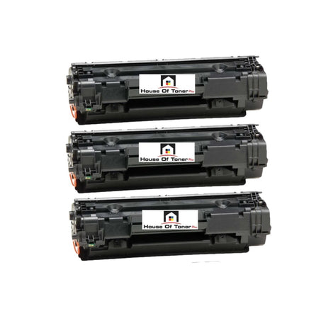 Compatible Toner Cartridge Replacement For HP CB435AJ (35A) Jumbo BK (3K) 3-Pack