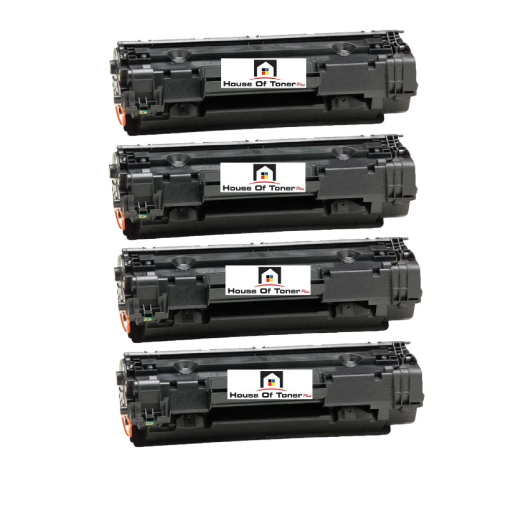 Compatible Toner Cartridge Replacement For HP CB435A (35A) Black (1.5K) 4-Pack