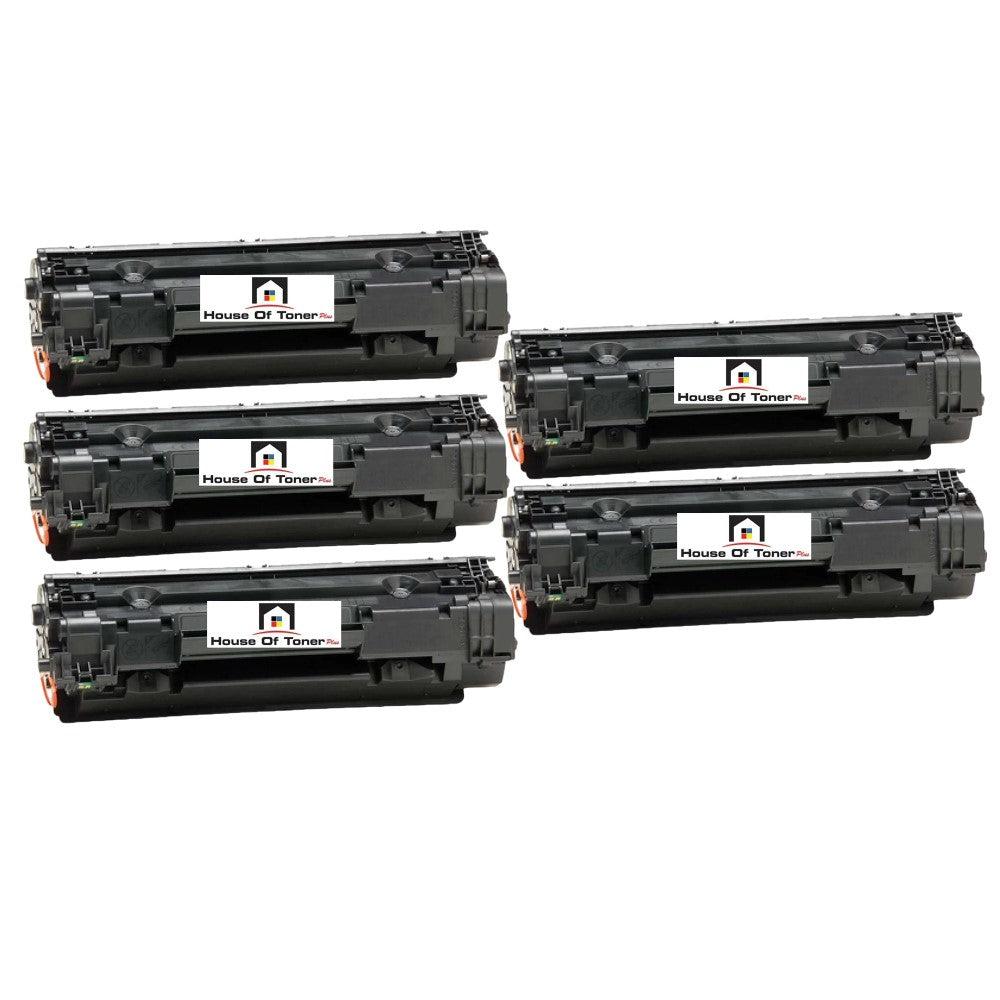 Compatible Toner Cartridge Replacement For HP CB435A (35A) Black (1.5K) 5-Pack