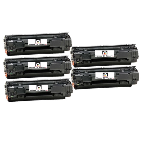Compatible Toner Cartridge Replacement For HP CB435AJ (35A) Jumbo BK (3K) 5-Pack